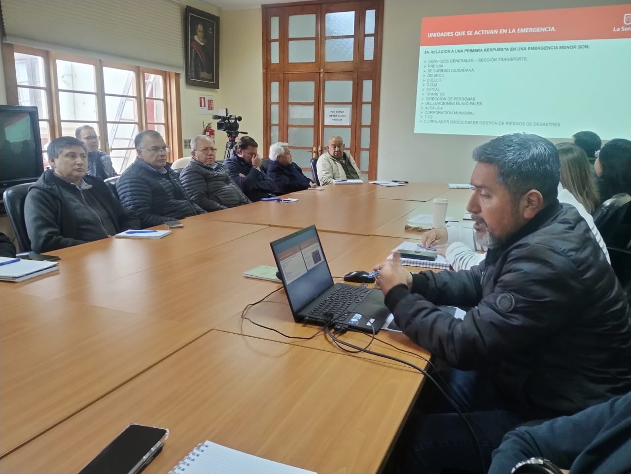 Municipio serenense definió acciones preventivas ante pronóstico de lluvias
